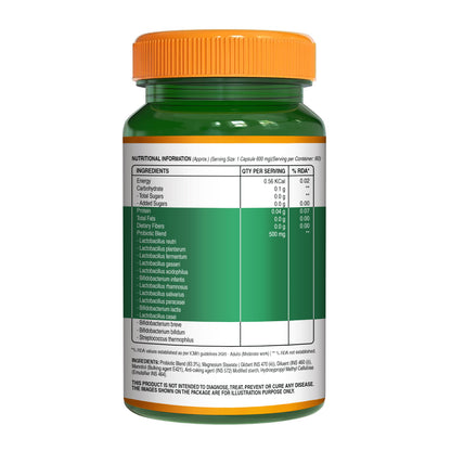 Probiotic – 50 Billion CFU | 14 Strains | 60 Veg Capsules