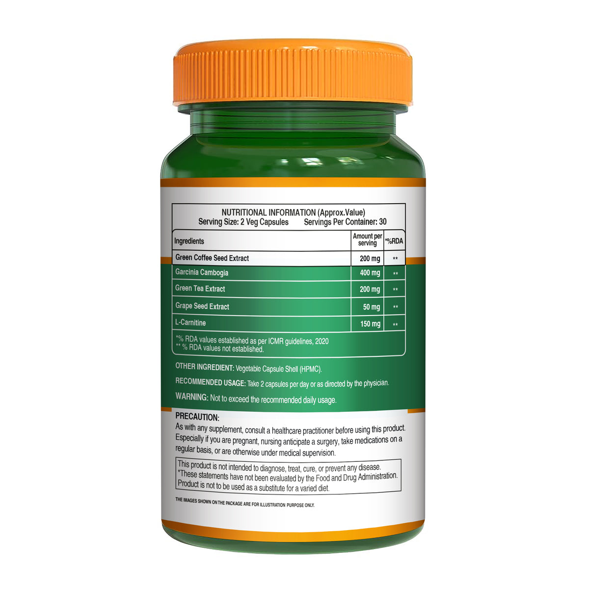 Pure Nutrition Keto Fatmelt supplement back label with ingredients and usage information