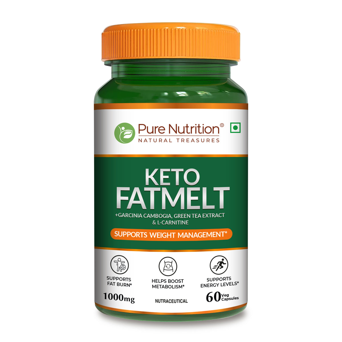 Pure Nutrition Keto Fatmelt capsules bottle
