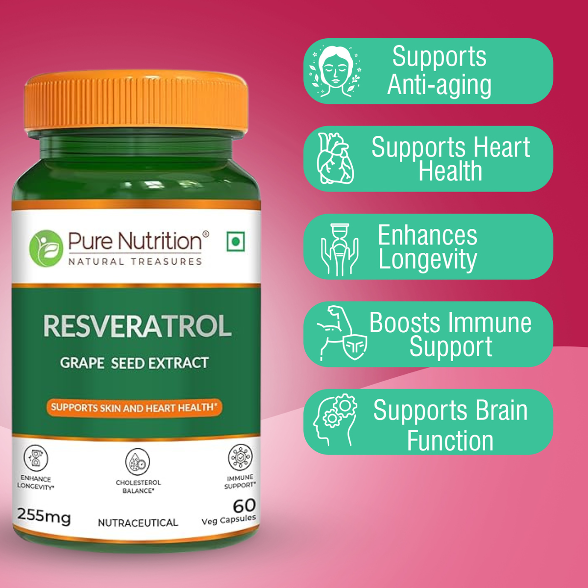 Resveratrol with Grape Seed Extract