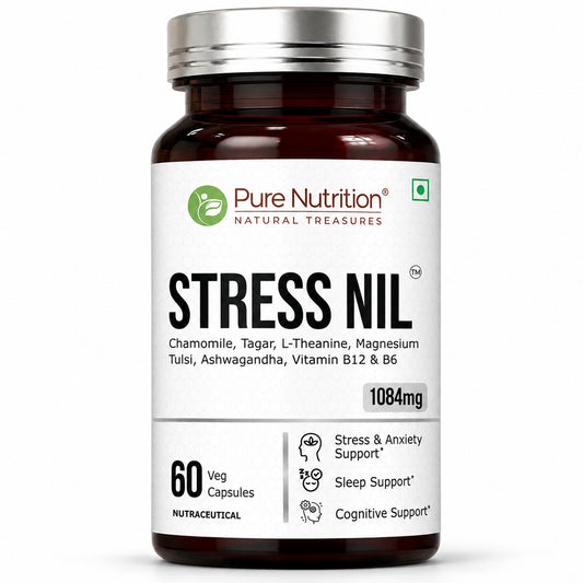 Stress Nil Herbal Relaxation & Sleep Support Supplement | Stress Relief