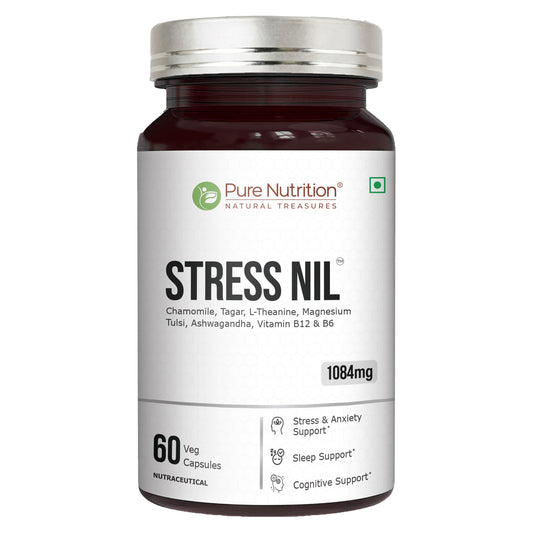 Stress Nil Herbal Relaxation & Sleep Support Supplement | Stress Relief