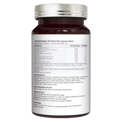 Stress Nil Herbal Relaxation & Sleep Support Supplement | Stress Relief