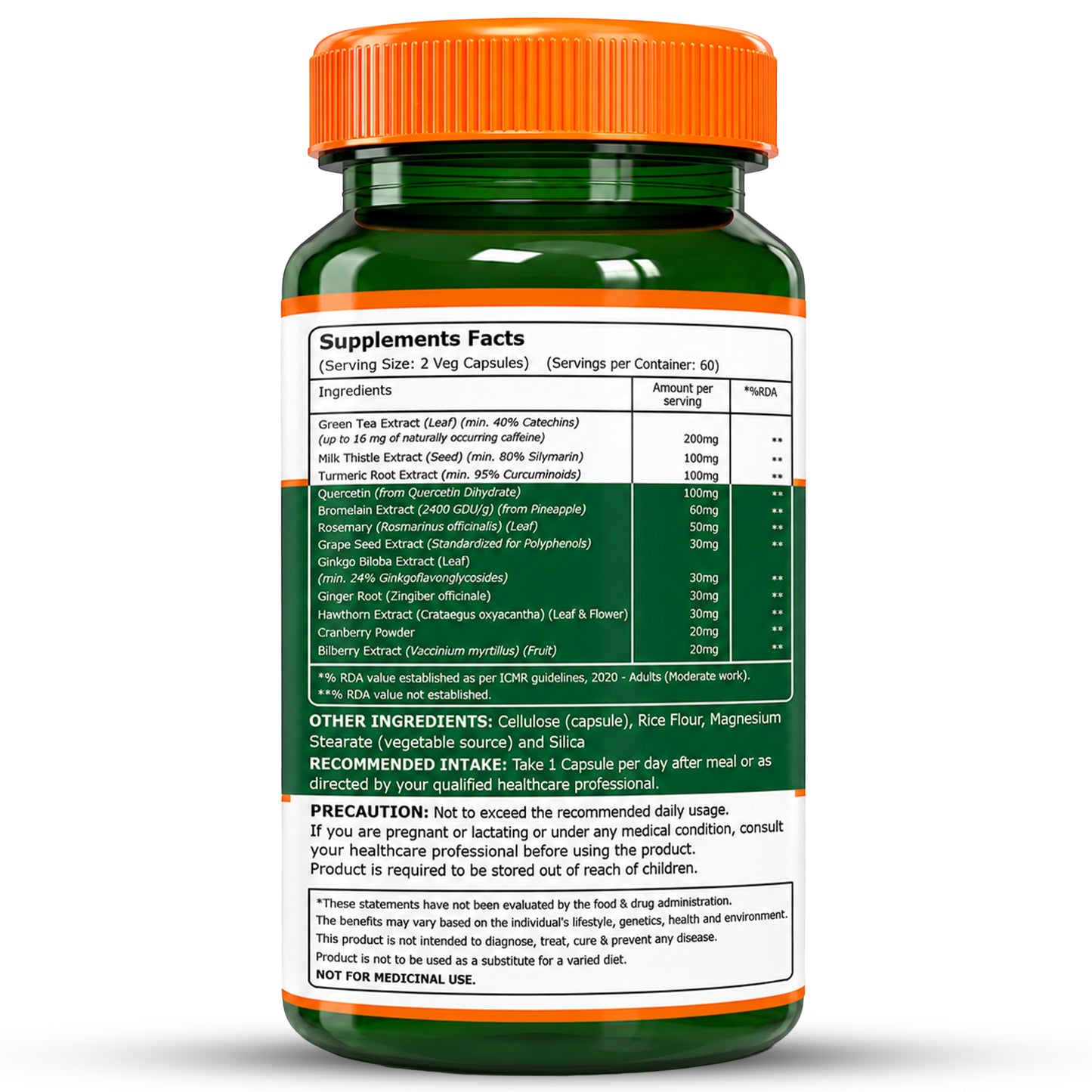 Super Antioxidants 770mg | 120 Veg Capsules