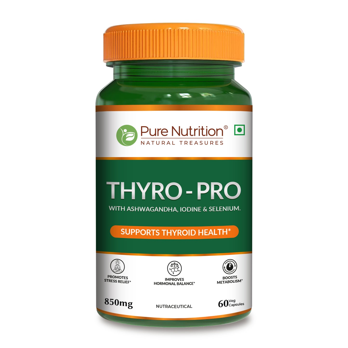Thyroid Support with Thyro Pro – 60 Veg Capsules