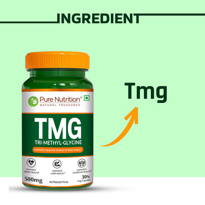 TMG 500 mg – Trimethylglycine | Supports Methylation & Cellular Health