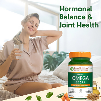 Vegan Omega 3-6-7-9 Softgels – Balanced Essential Fats