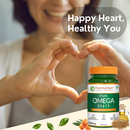 Vegan Omega 3-6-7-9 Softgels – Balanced Essential Fats