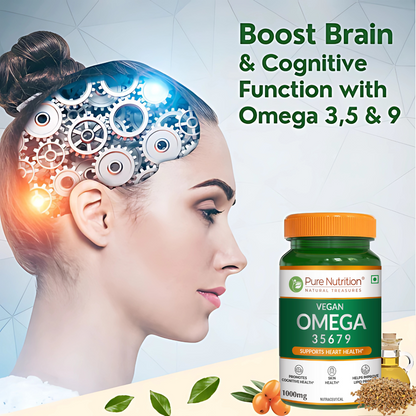 Vegan Omega 3-6-7-9 Softgels – Balanced Essential Fats