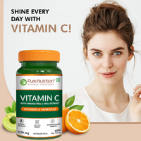 Vitamin C 1250mg with Amla & Orange Peel  Immunity & Skin Health | 60 Tabs