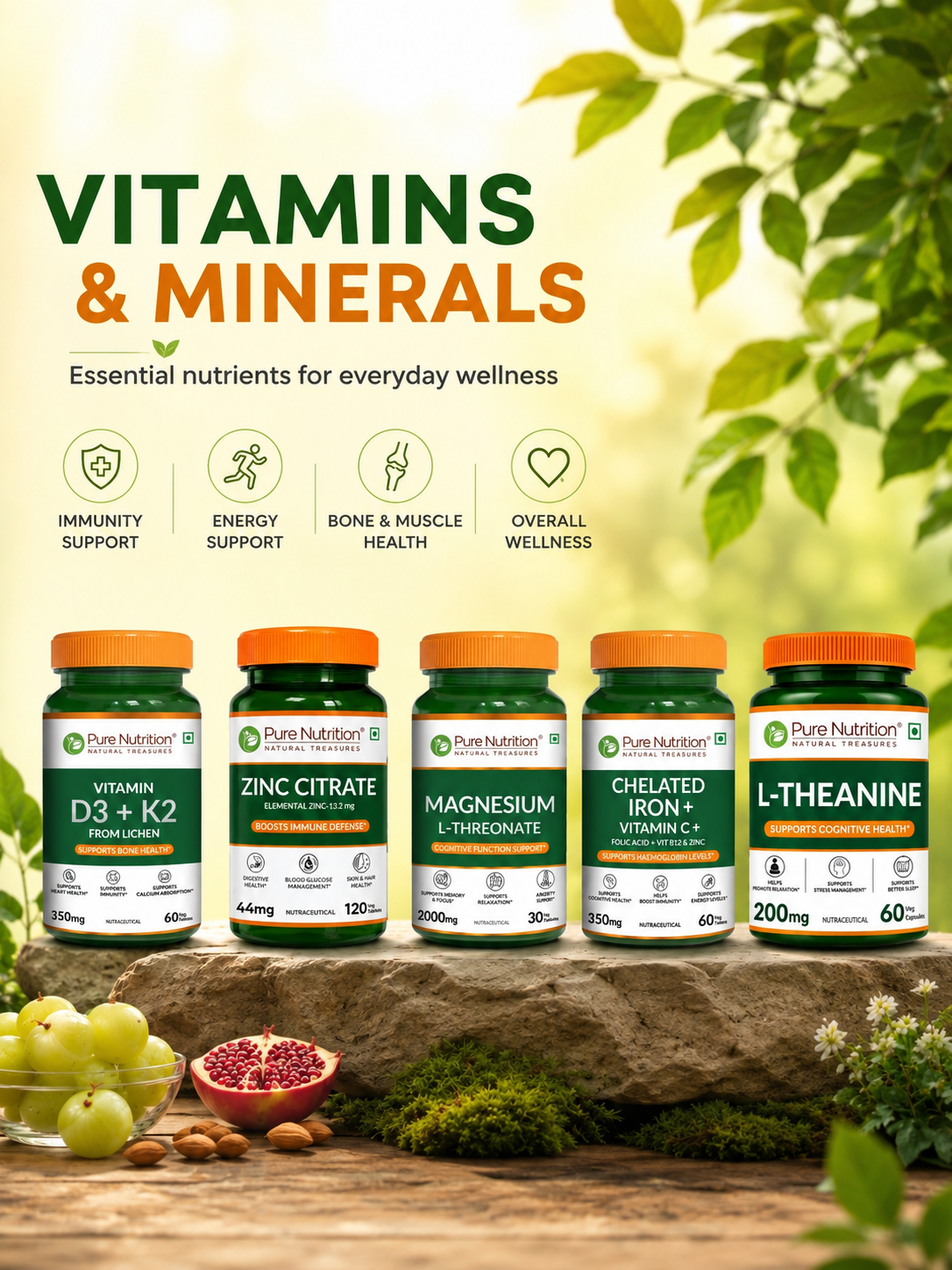 Vitamins and Minerals Supplements