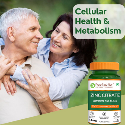 Zinc Citrate 120 Veg Tablets