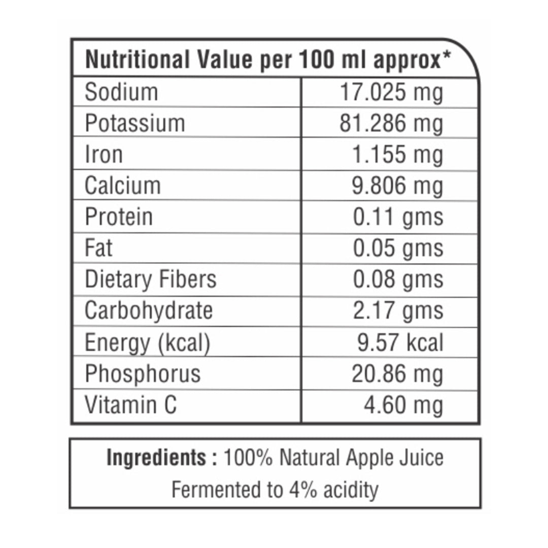 Natural Apple Cider Vinegar with Mother of Vinegar (ACV Liquid) - 500ml