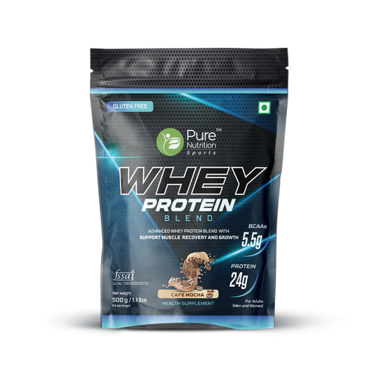 Whey Protein Blend - Cafe Mocha Flavour - 500 gm