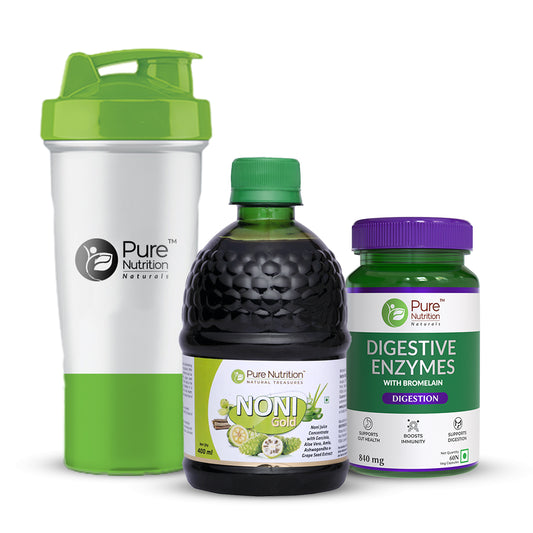 Digestive Enzymes 60 Tabs + Noni Gold Juice 400ml