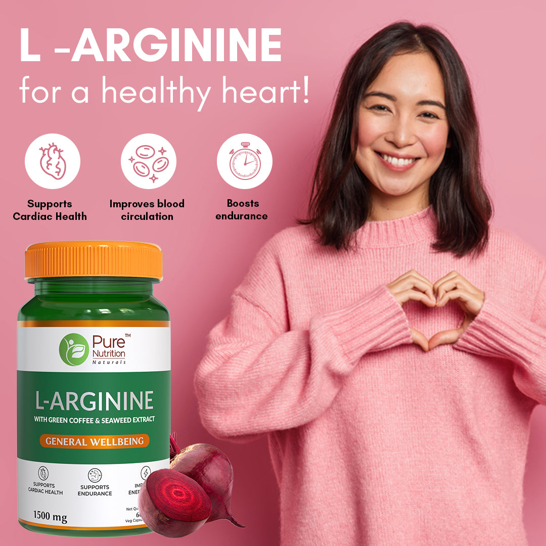 L-Arginine - 60 capsules