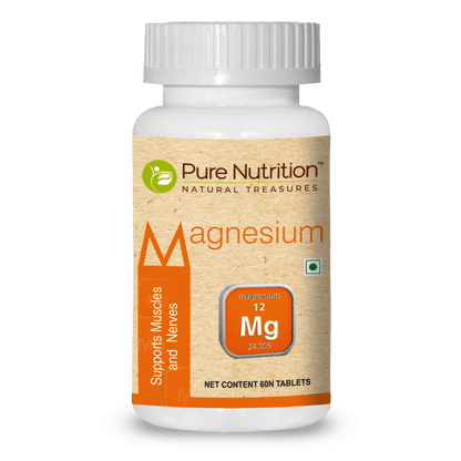 Magnesium Oxide Supports Nerve Health & Muscle Strength - 60 Tablets