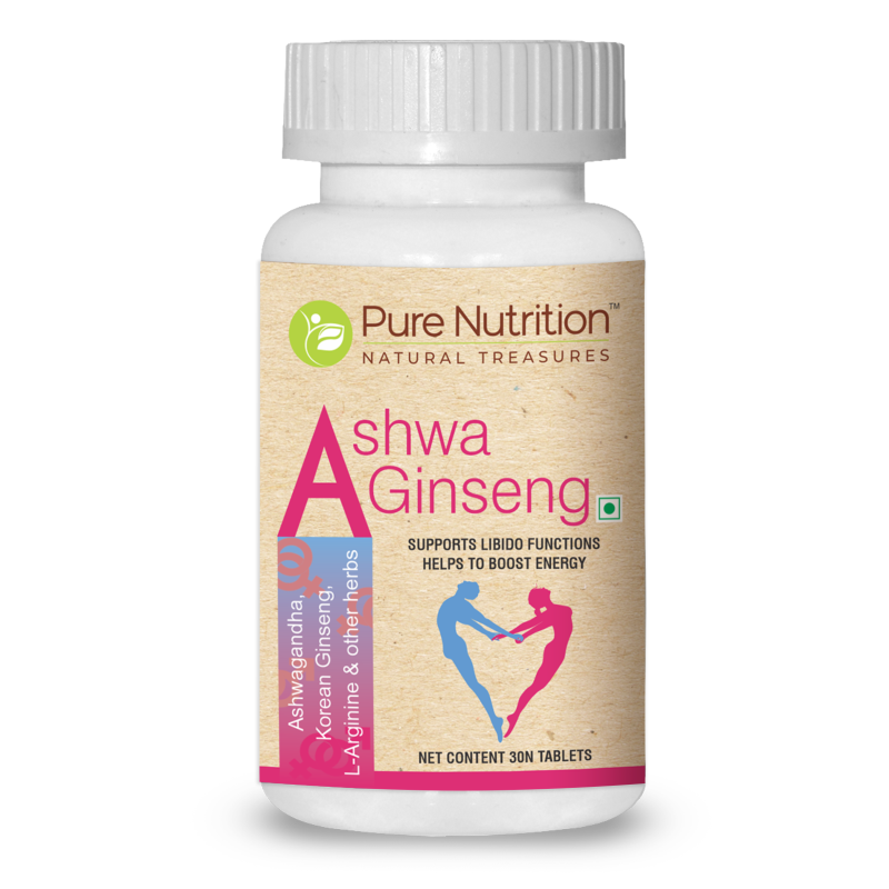 Ashwa Ginseng - Vitality Supplement - 30 Veg Tablets
